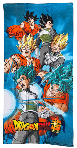 Telo Mare Dragon Ball Super Asciugamano per Bambini in Microfibra CM 140x70 - Db24-003
