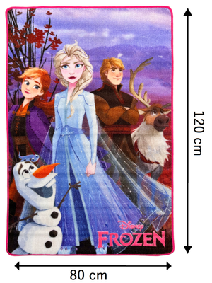 Tappeto Gioco Frozen DISNEY Microfibra Antiscivolo 80x120 CM - Fro24-3781