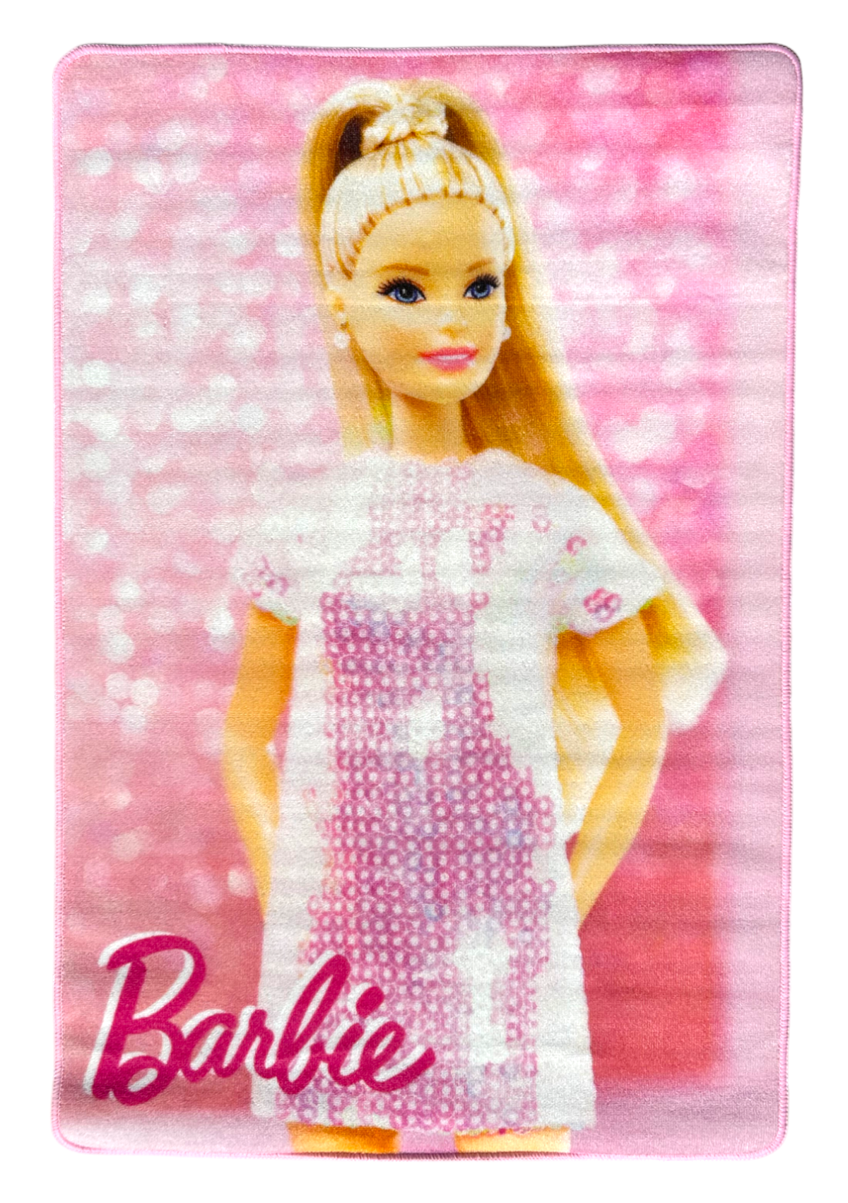 Tappeto Gioco Barbie Microfibra Antiscivolo 80x120 CM - Bar24-3980