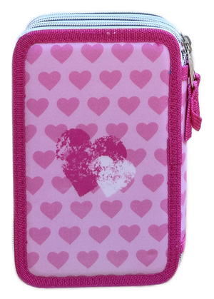 Astuccio Scuola 3d Paperina DISNEY Multiscomparto 3 Zip Portacolori Pennarelli Giotto - Dsy0972