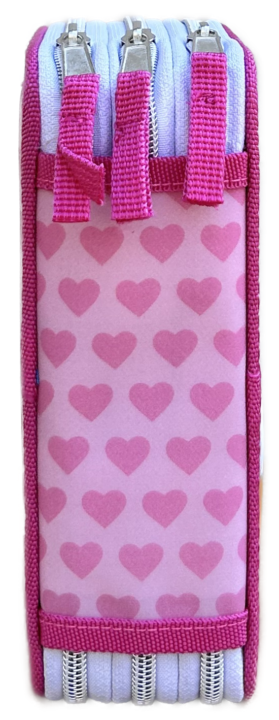 Astuccio Scuola 3d Paperina DISNEY Multiscomparto 3 Zip Portacolori Pennarelli Giotto - Dsy0972