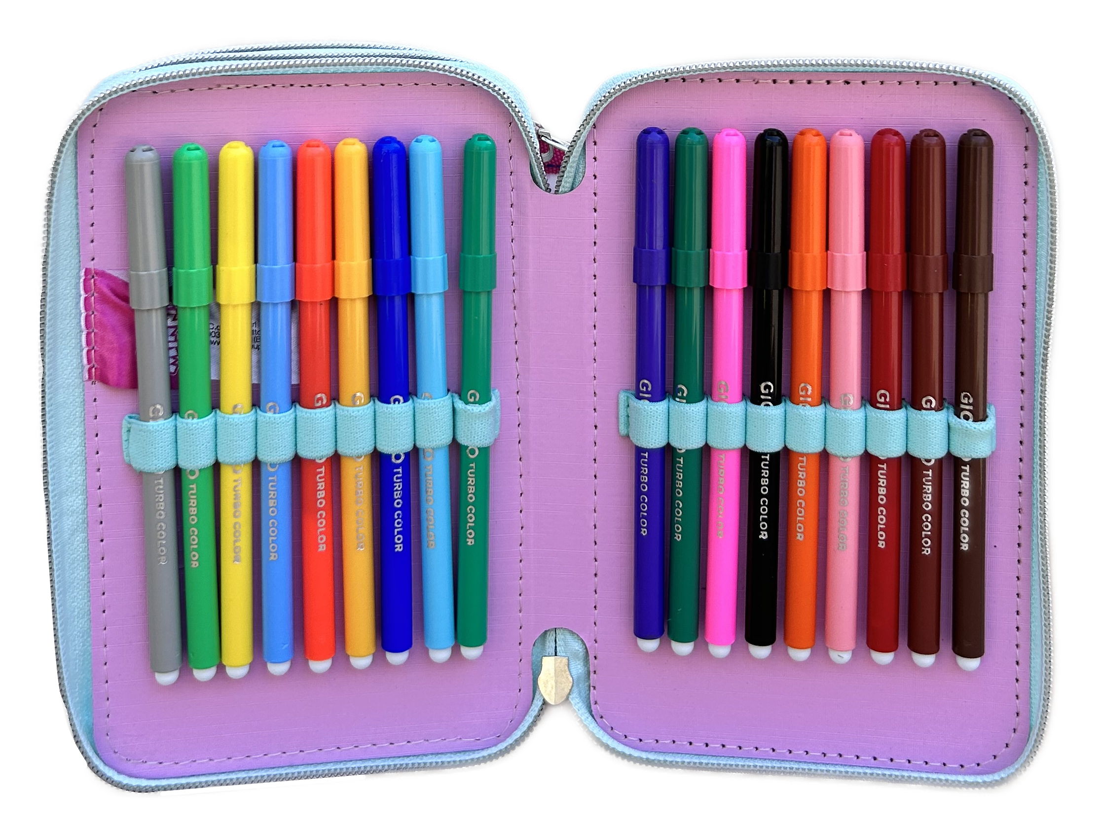 Astuccio Scuola 3d Minnie DISNEY Multiscomparto 3 Zip Portacolori Pennarelli Giotto - Min0972