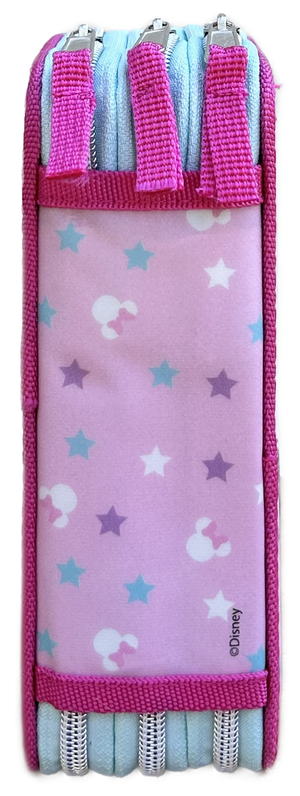 Astuccio Scuola 3d Minnie DISNEY Multiscomparto 3 Zip Portacolori Pennarelli Giotto - Min0972