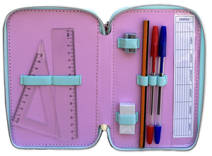 Astuccio Scuola 3d Minnie DISNEY Multiscomparto 3 Zip Portacolori Pennarelli Giotto - Min0972
