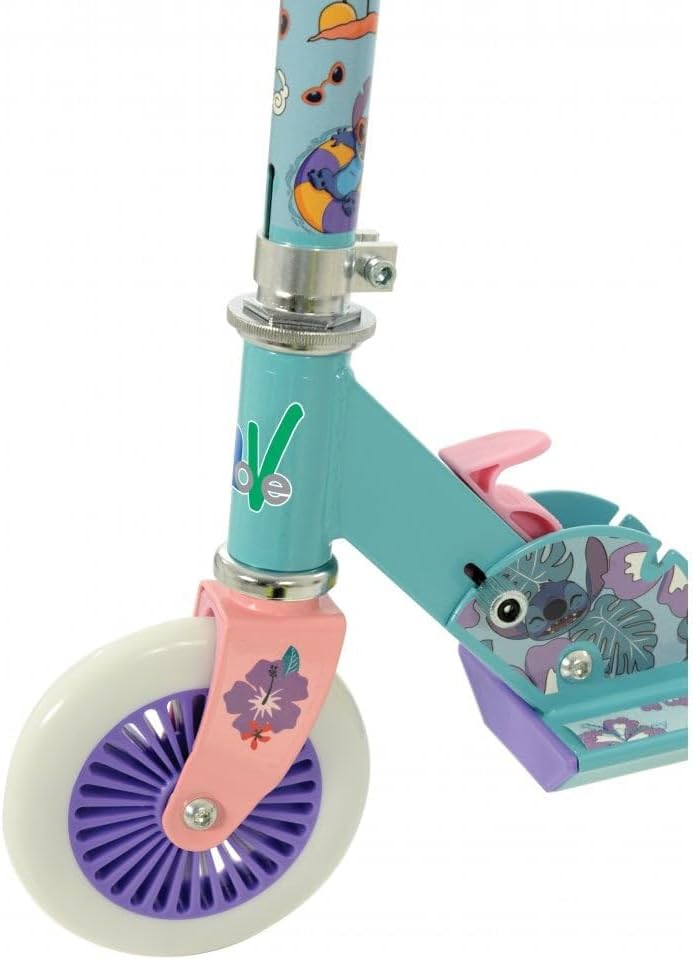 Monopattino Stitch DISNEY 2 Ruote Pieghevole Manubrio Regolabile 70 Kg- 37263