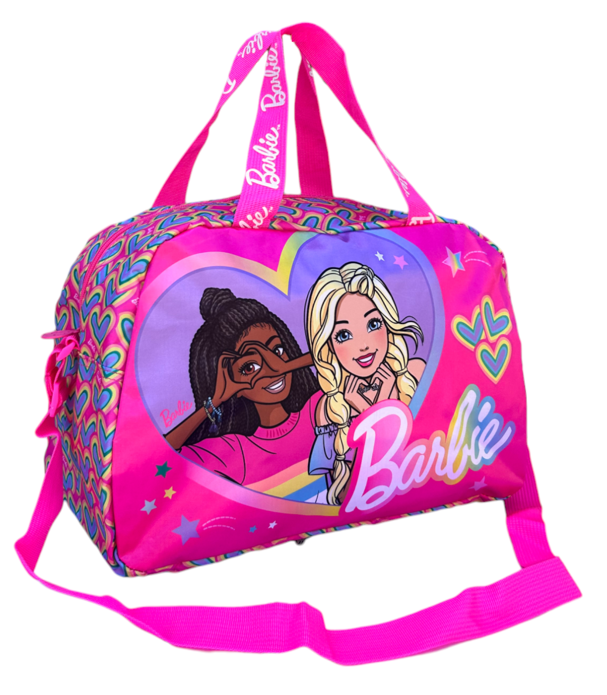 Borsa Palestra Barbie Borsone da Viaggio Bambina Palestra Cm. 40x26x21 - B08659mc