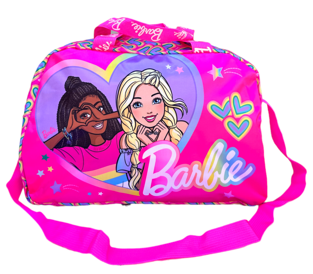 Borsa Palestra Barbie Borsone da Viaggio Bambina Palestra Cm. 40x26x21 - B08659mc