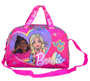 Borsa Palestra Barbie Borsone da Viaggio Bambina Palestra Cm. 40x26x21 - B08659mc