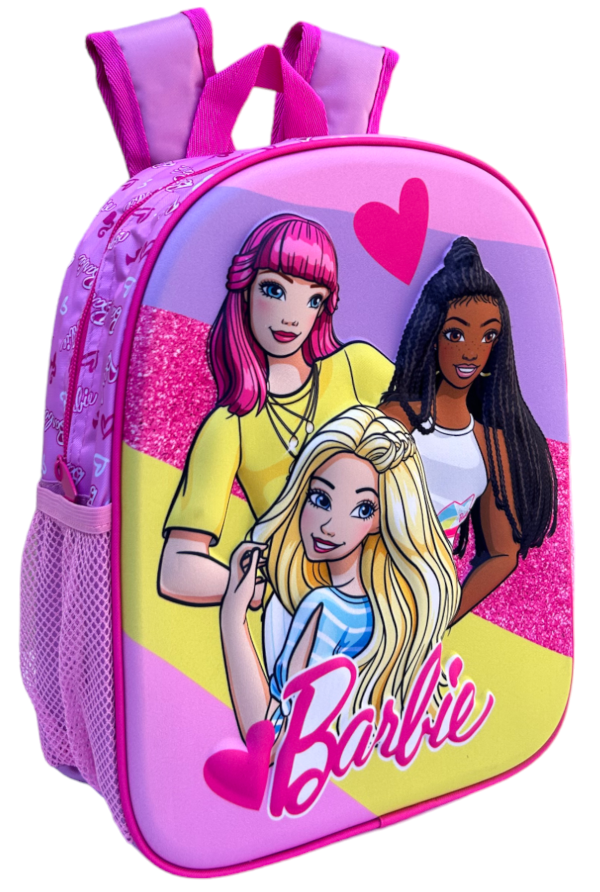 Zaino Asilo 3d Barbie Immagini in Rilievo Borsa Scuola Bambina Cm.32 - B07995mc