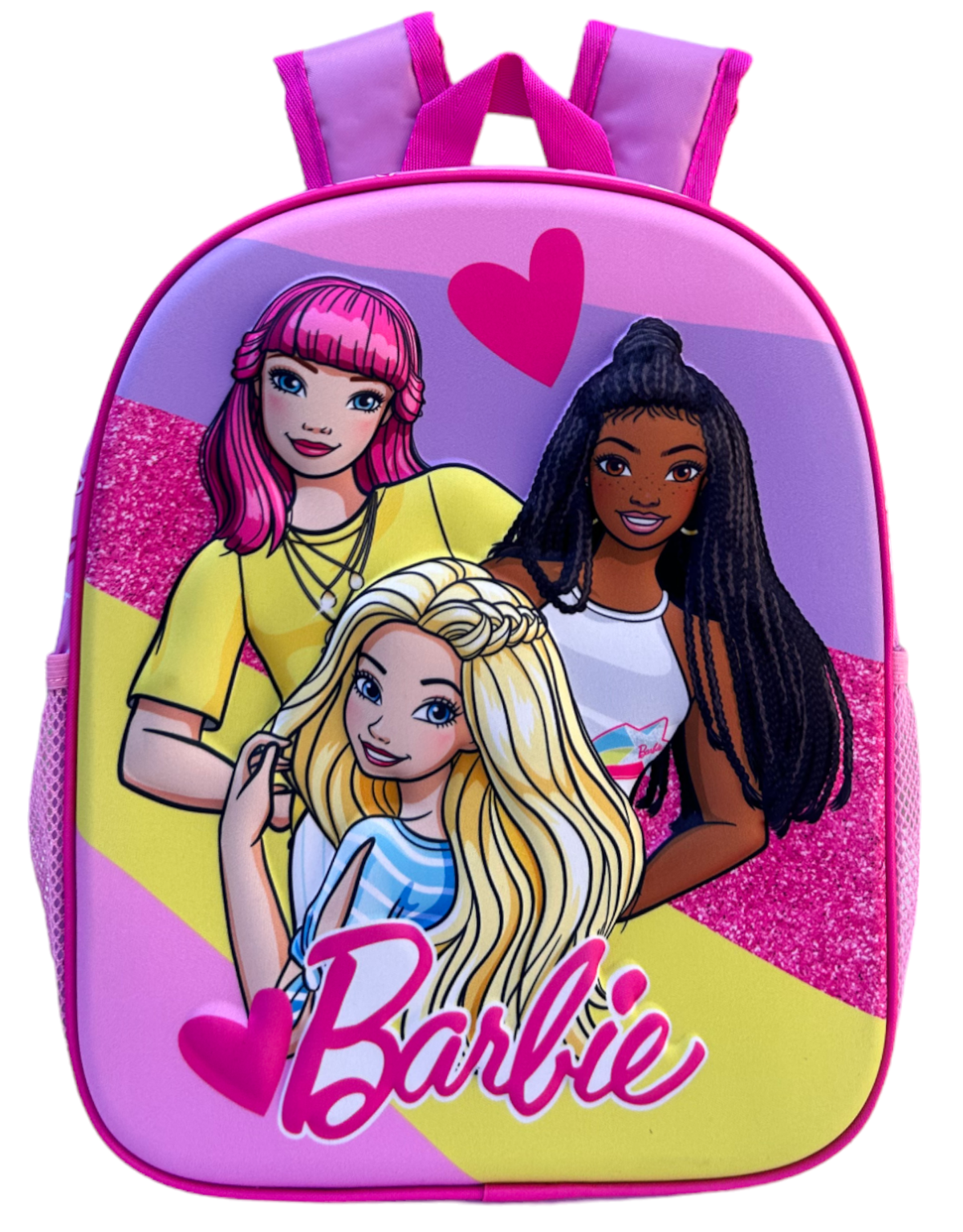 Zaino Asilo 3d Barbie Immagini in Rilievo Borsa Scuola Bambina Cm.32 - B07995mc