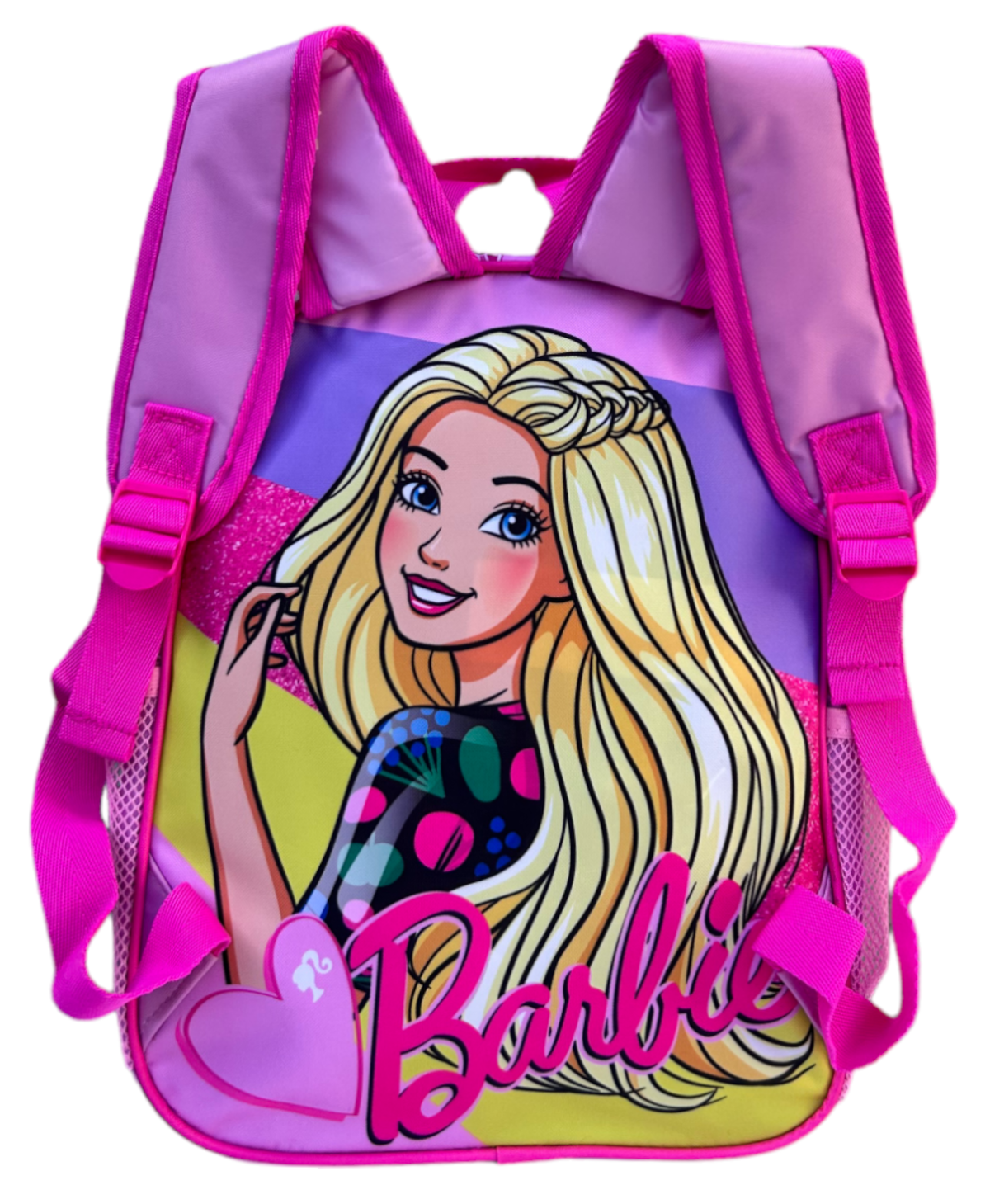 Zaino Asilo 3d Barbie Immagini in Rilievo Borsa Scuola Bambina Cm.32 - B07995mc