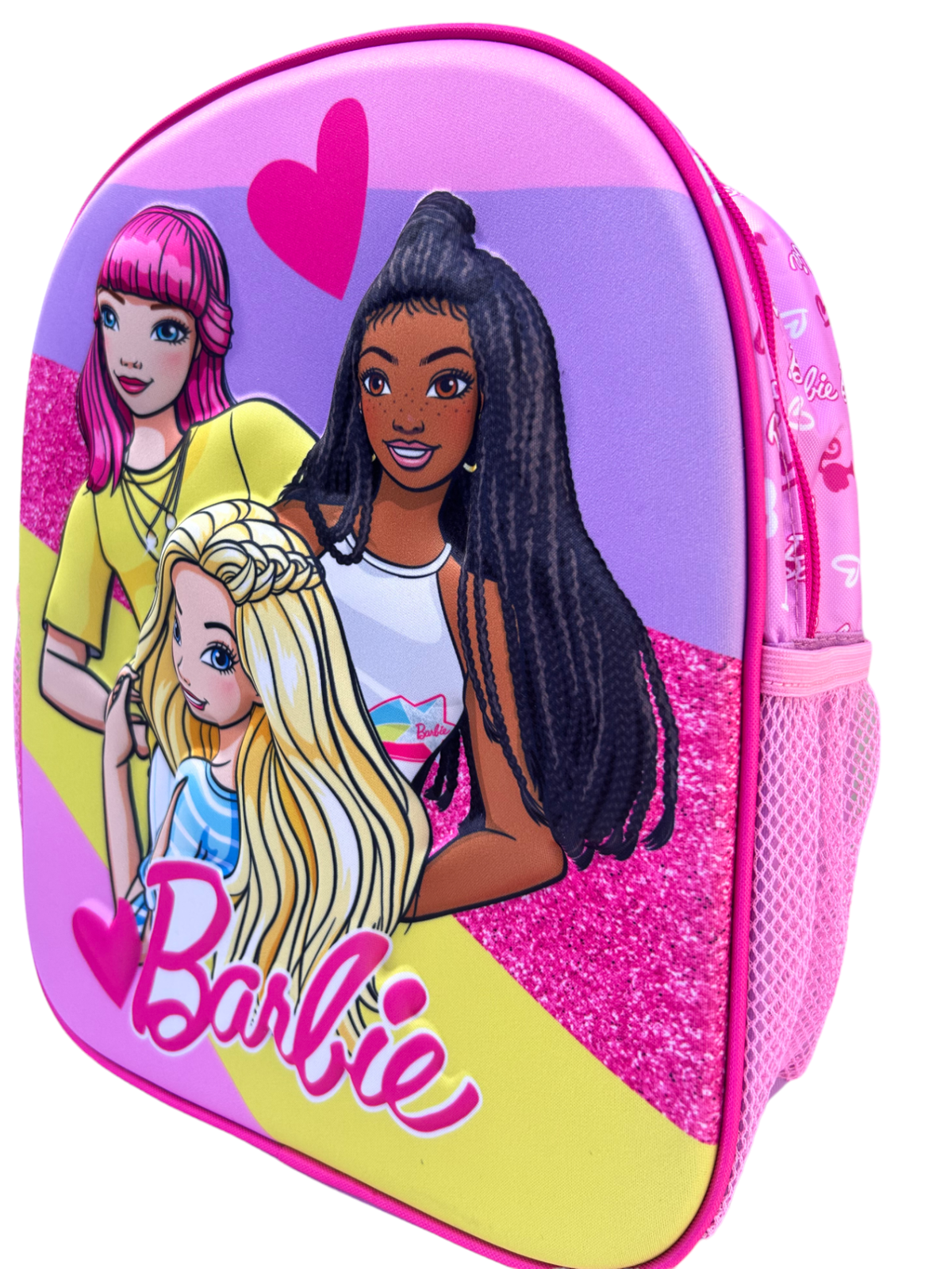 Zaino Asilo 3d Barbie Immagini in Rilievo Borsa Scuola Bambina Cm.32 - B07995mc
