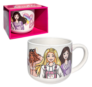 Tazza Larga Jumbo Barbie in Ceramica 380 Ml Confezione Regalo -  B09101mc