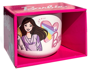 Tazza Larga Jumbo Barbie in Ceramica 380 Ml Confezione Regalo -  B09101mc