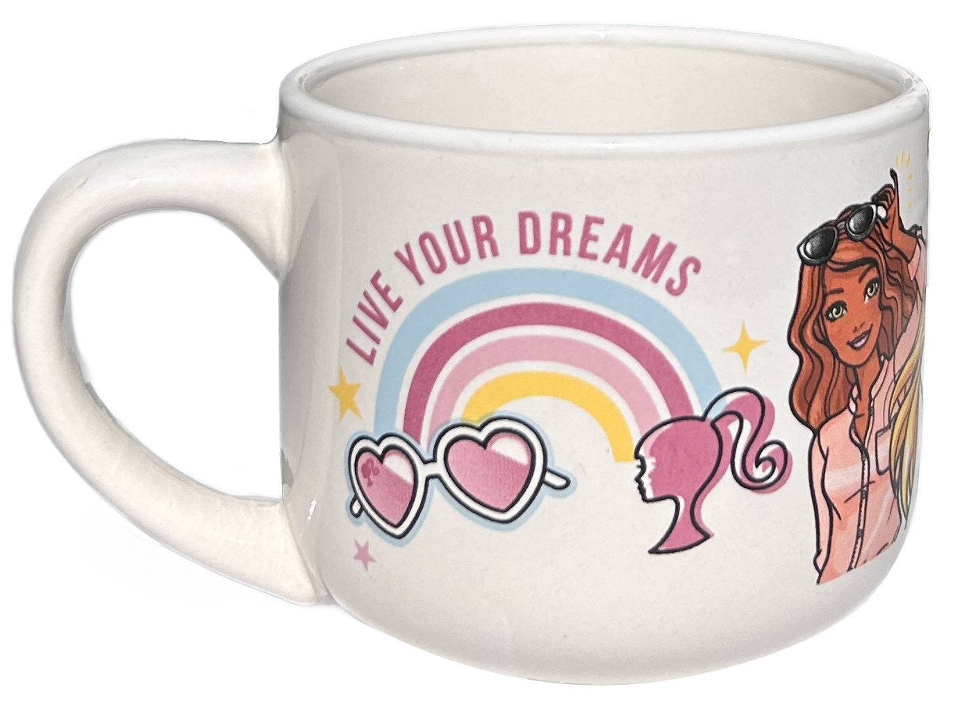 Tazza Larga Jumbo Barbie in Ceramica 380 Ml Confezione Regalo -  B09101mc