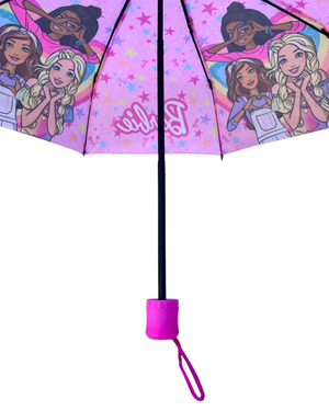 Ombrello Pieghevole Barbie 8 Raggi Bambino - B09042mc