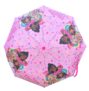 Ombrello Pieghevole Barbie 8 Raggi Bambino - B09042mc