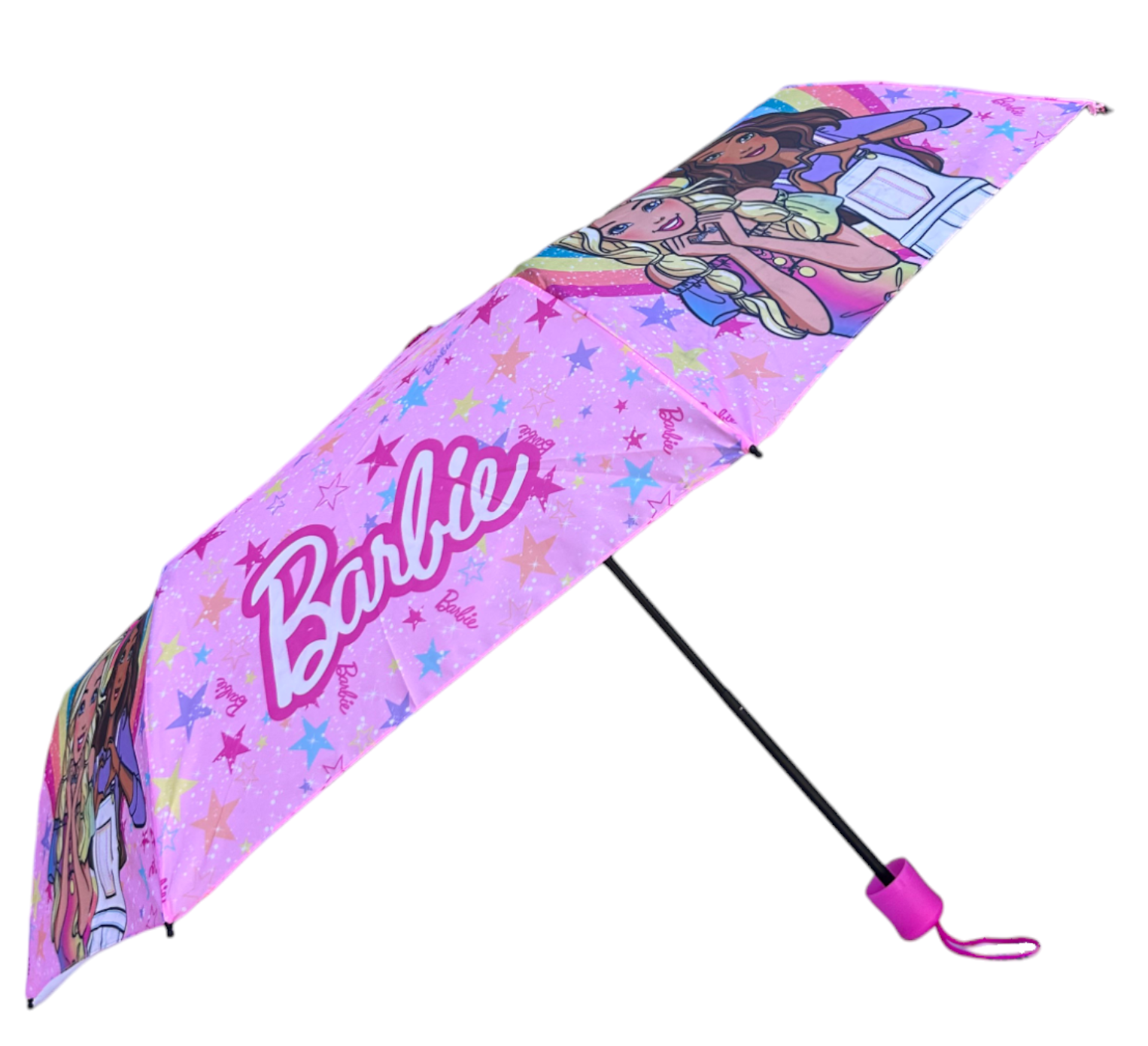 Ombrello Pieghevole Barbie 8 Raggi Bambino - B09042mc