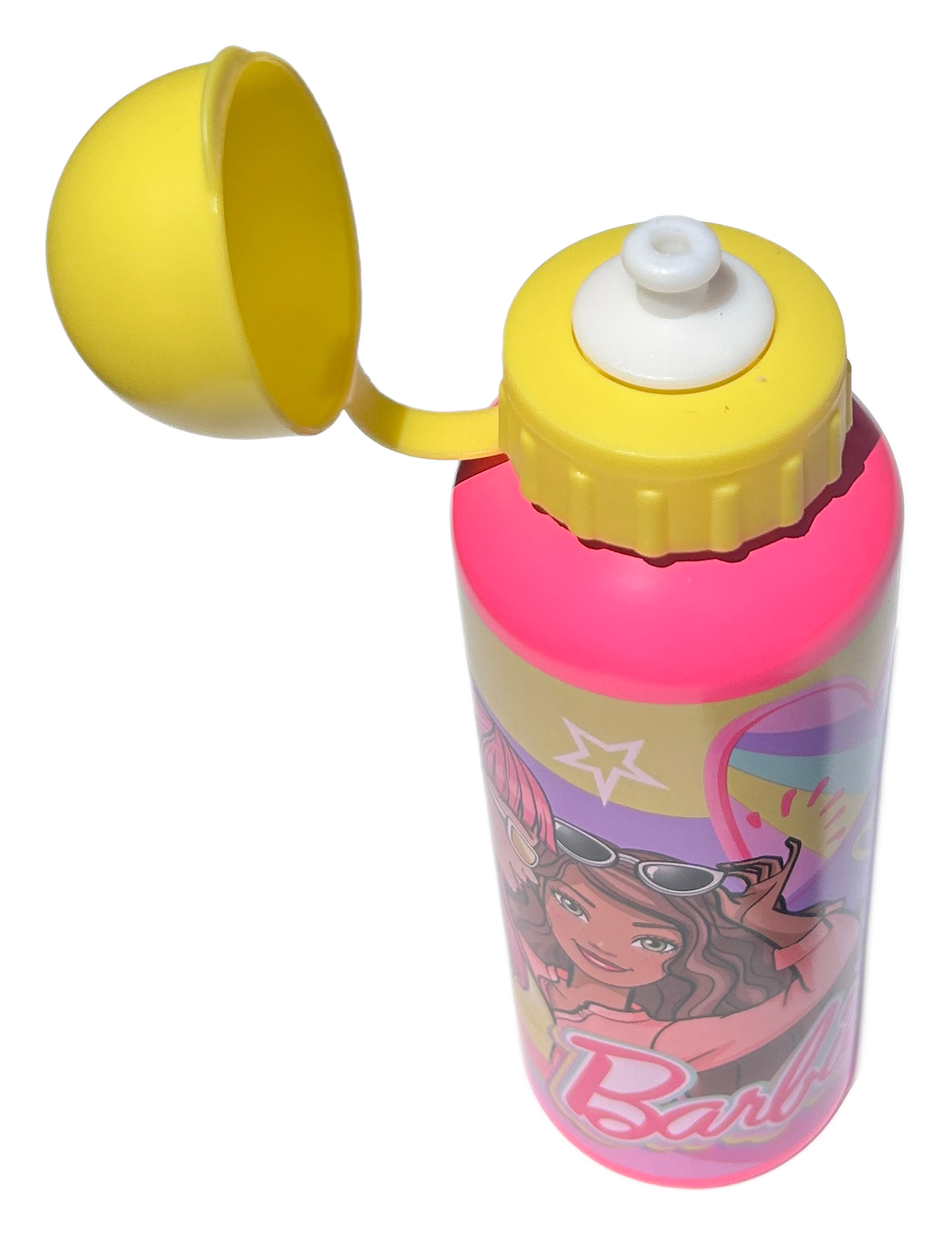 Borraccia in Alluminio Barbie con Beccuccio e Coperchio 500 Ml - B09091mc/g