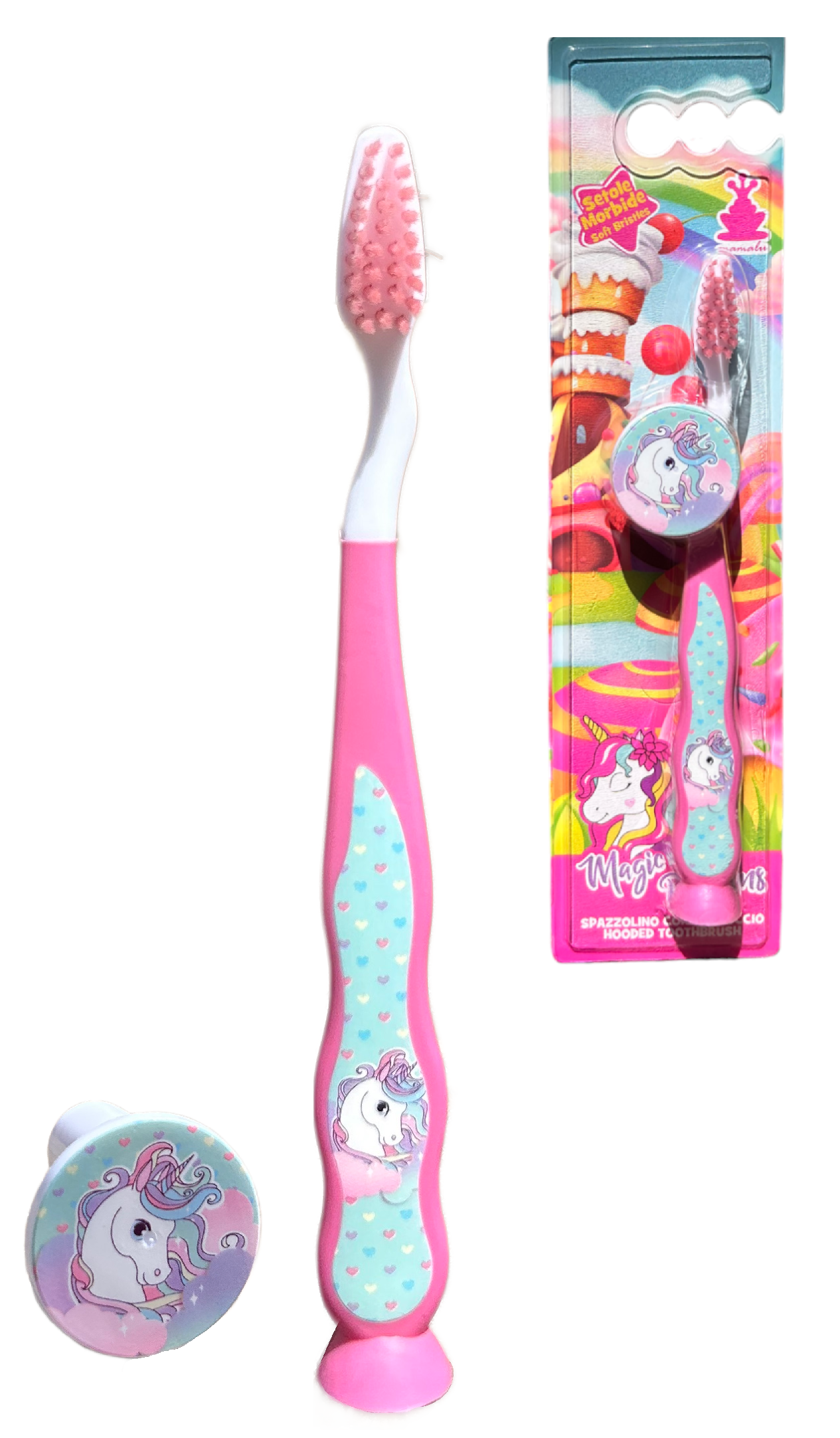 Spazzolino Unicorno Setole Morbide - X08715mc