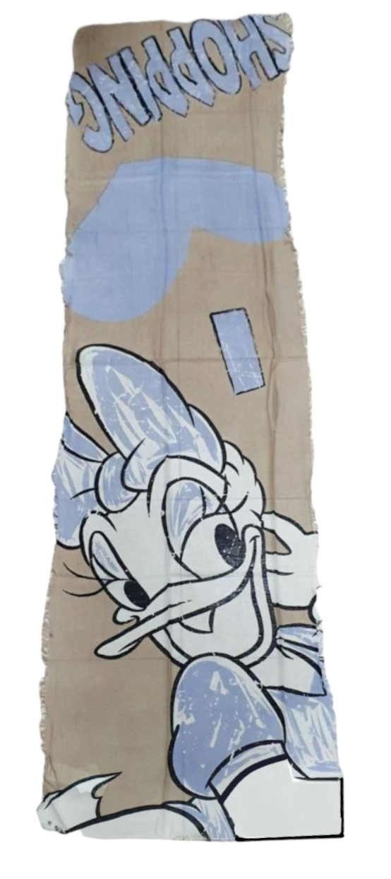 Foulard Paperina DISNEY Sciarpa Pareo 55x200 CM in Viscosa - D86536