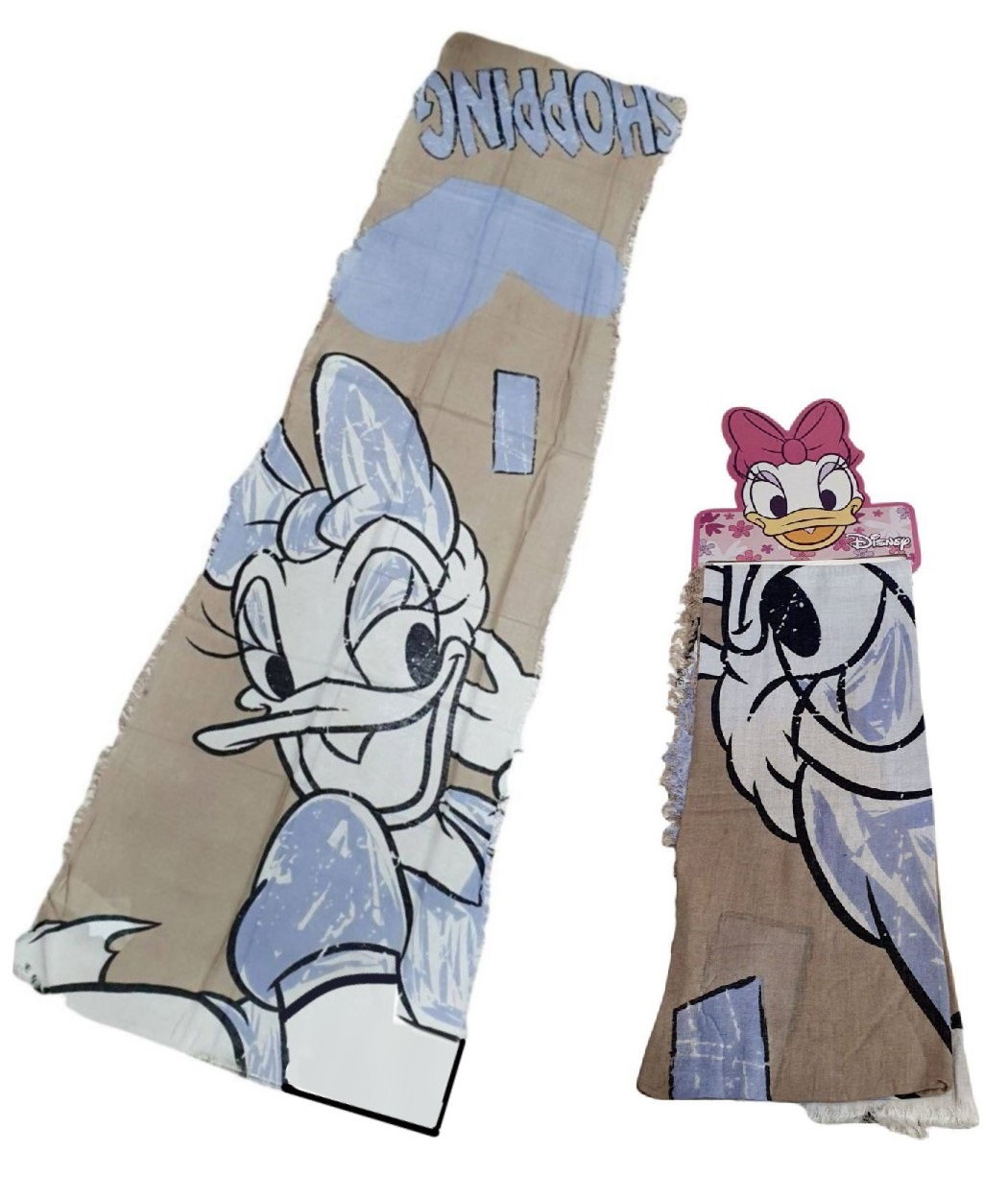 Foulard Paperina DISNEY Sciarpa Pareo 55x200 CM in Viscosa - D86536