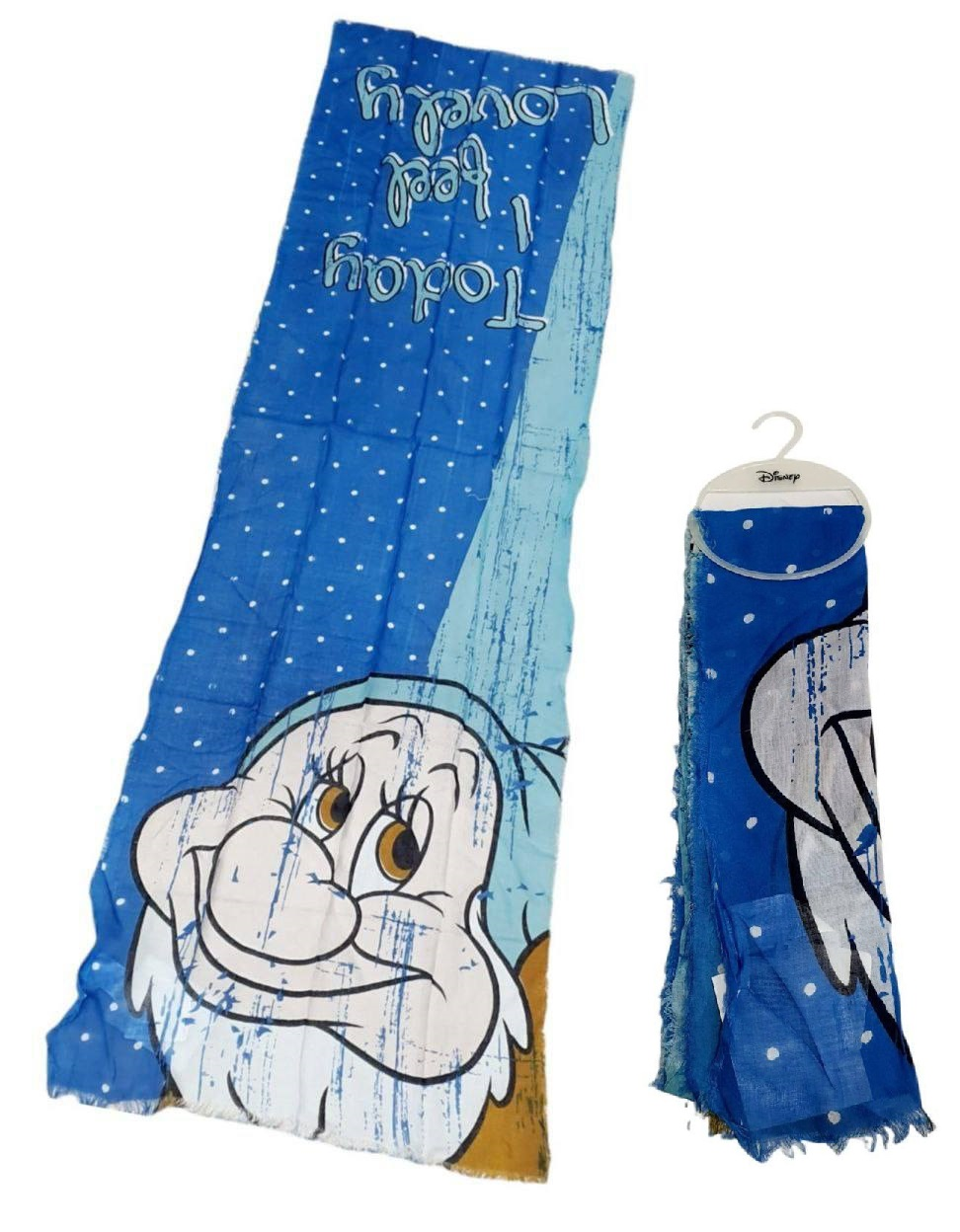Foulard Eolo Sette Nani DISNEY Sciarpa Pareo 50x180 CM in Viscosa - D85394