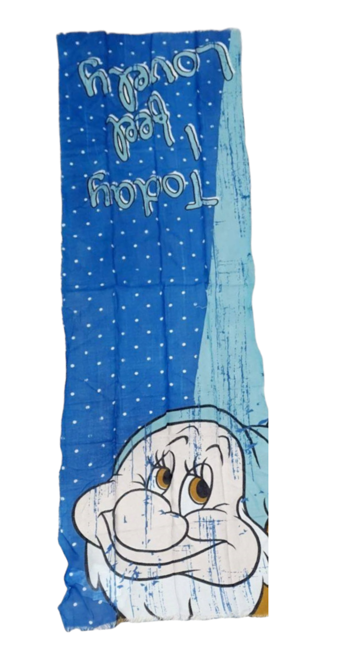 Foulard Eolo Sette Nani DISNEY Sciarpa Pareo 50x180 CM in Viscosa - D85394