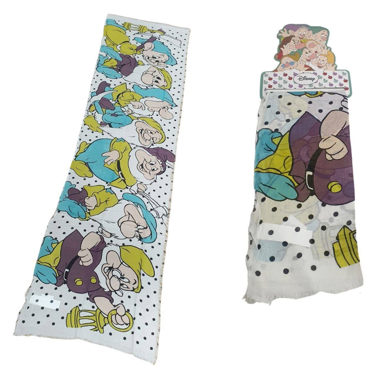 Foulard Sette Nani DISNEY Sciarpa Pareo 55x180 CM in Viscosa - D84903