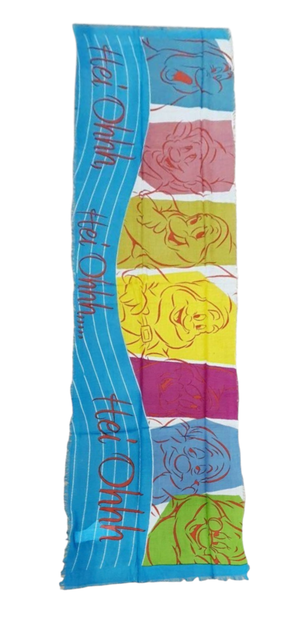 Foulard Sette Nani DISNEY Sciarpa Pareo 50x180 CM in Viscosa - D84904