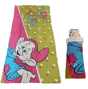 Foulard Cucciolo Sette Nani DISNEY Sciarpa Pareo 100x180 CM in Cotone - D84917