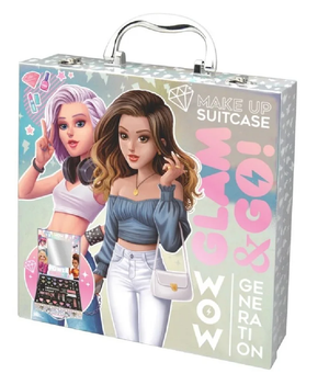 Valigetta con Trucchi Trousse Ombretti Rossetto Pennello Sicuro per Bambine - Wow00055
