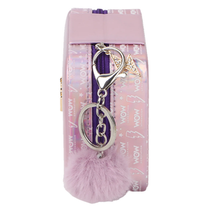 Portagioie Quadrato con Chiusura Zip Cofanetto con Divisore Anelli - Wow00010