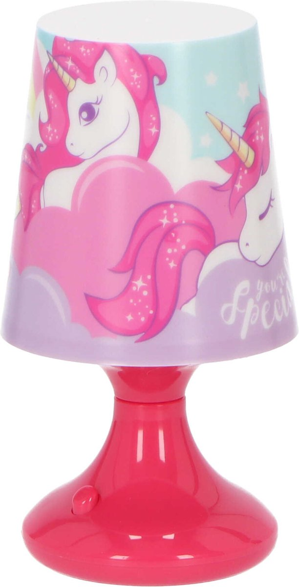 Luce Lampada Unicorno Comodino a Batterie Confezione Regalo - Kl11488