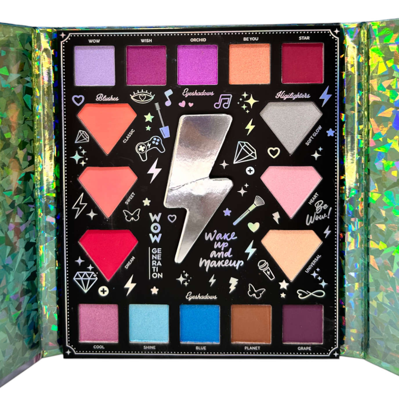 Palette Trucchi Trousse Ombretti Blush Illuminante Sicuro per Bambine - Wow00098