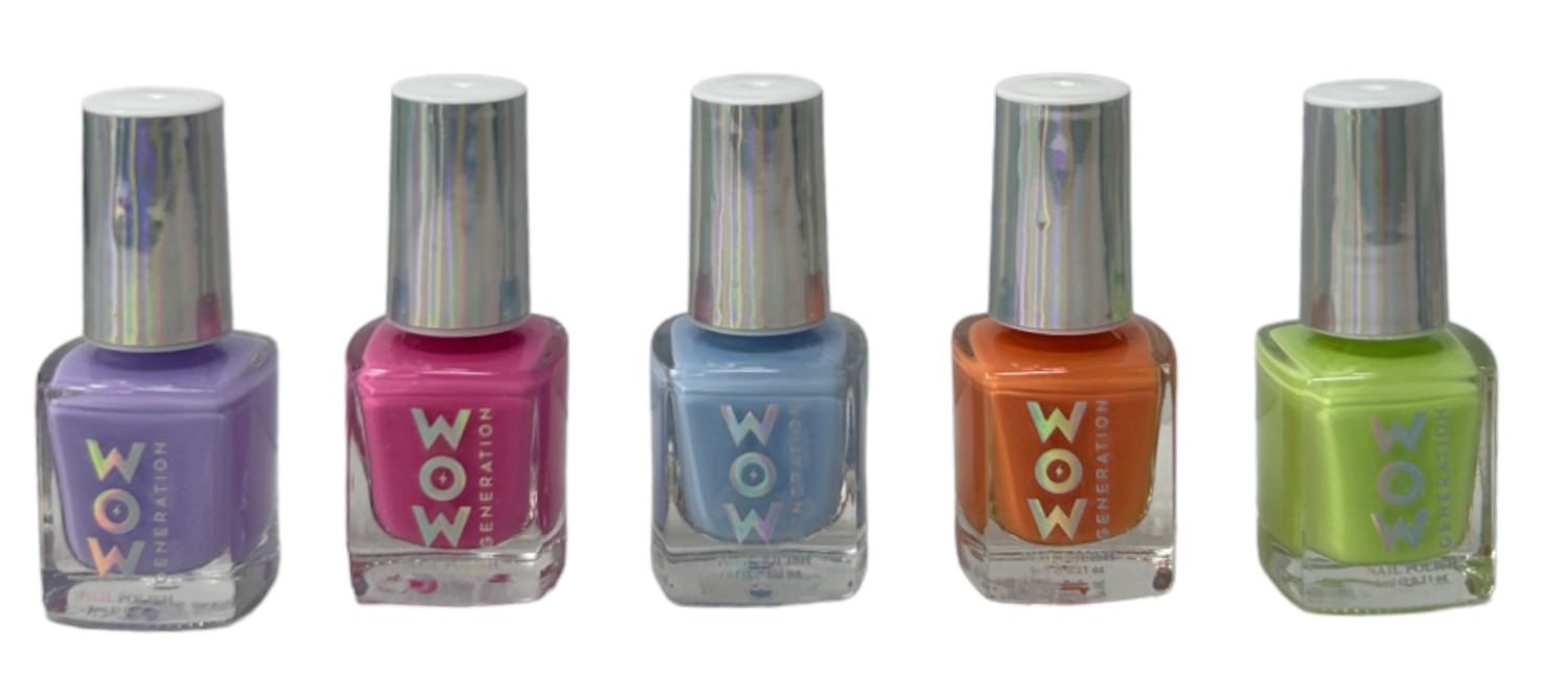 Smalti per Bambine Colori Pastelli Confezione da 5 Pezzi - Wow00110