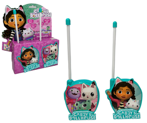 Walkie Talkie Gabby's Dollhouse 2 Radiotrasmittenti per Bambini Distanza 50 Metri - Gd00058