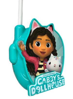 Walkie Talkie Gabby's Dollhouse 2 Radiotrasmittenti per Bambini Distanza 50 Metri - Gd00058