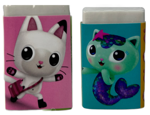 Set Cancelleria Gabby's Dollhouse 5 Pezzi Block Notes Matita Gomma Temperamatite e Righello - Gd00036