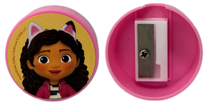 Set Cancelleria Gabby's Dollhouse 5 Pezzi Block Notes Matita Gomma Temperamatite e Righello - Gd00036