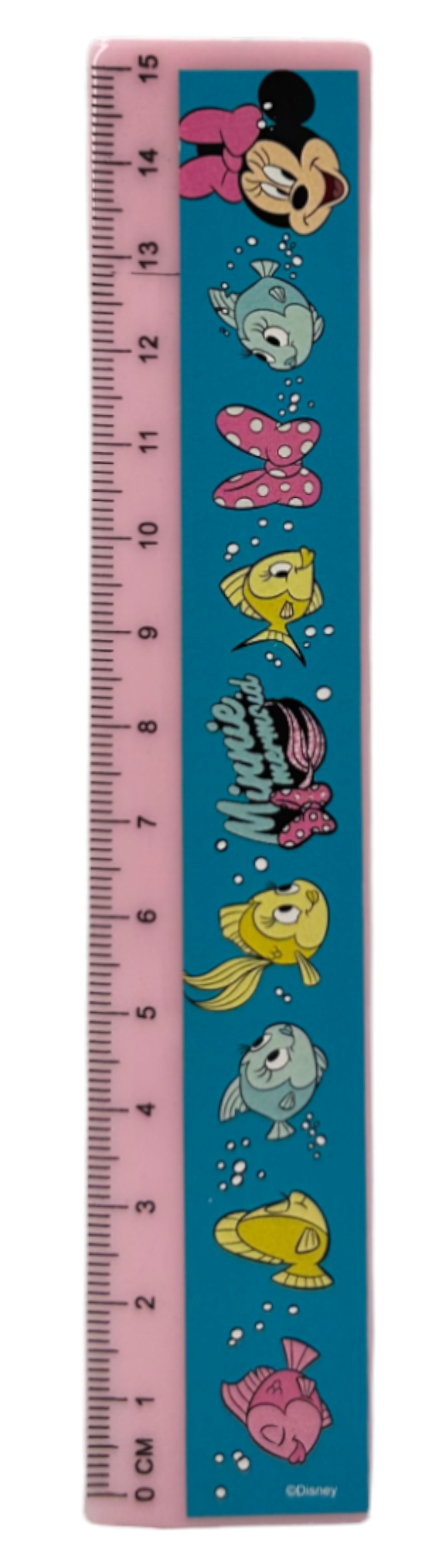Set Cancelleria Minnie DISNEY 5 Pezzi Block Notes Matita Gomma Temperamatite e Righello - Mn30023
