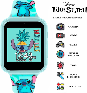 Orologio Interattivo Stitch DISNEY Smartwatch Gioco Multifunzione con USB - Las4027