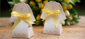 Bomboniera Astuccio Tunica Prima Comunione Scatolina Kit 10 Pezzi Senza Confetti