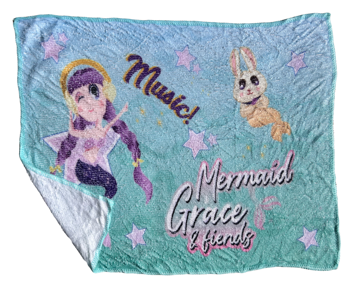 Tovaglietta Magica Sirene in Tessuto da Colazione Pranzo Cm.40x30 - Con0864-B