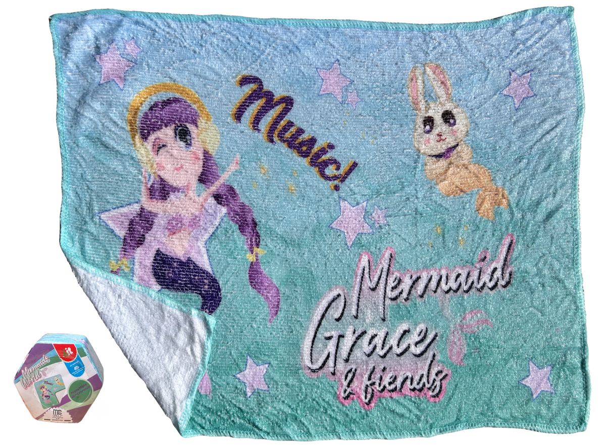 Tovaglietta Magica Sirene in Tessuto da Colazione Pranzo Cm.40x30 - Con0864-B