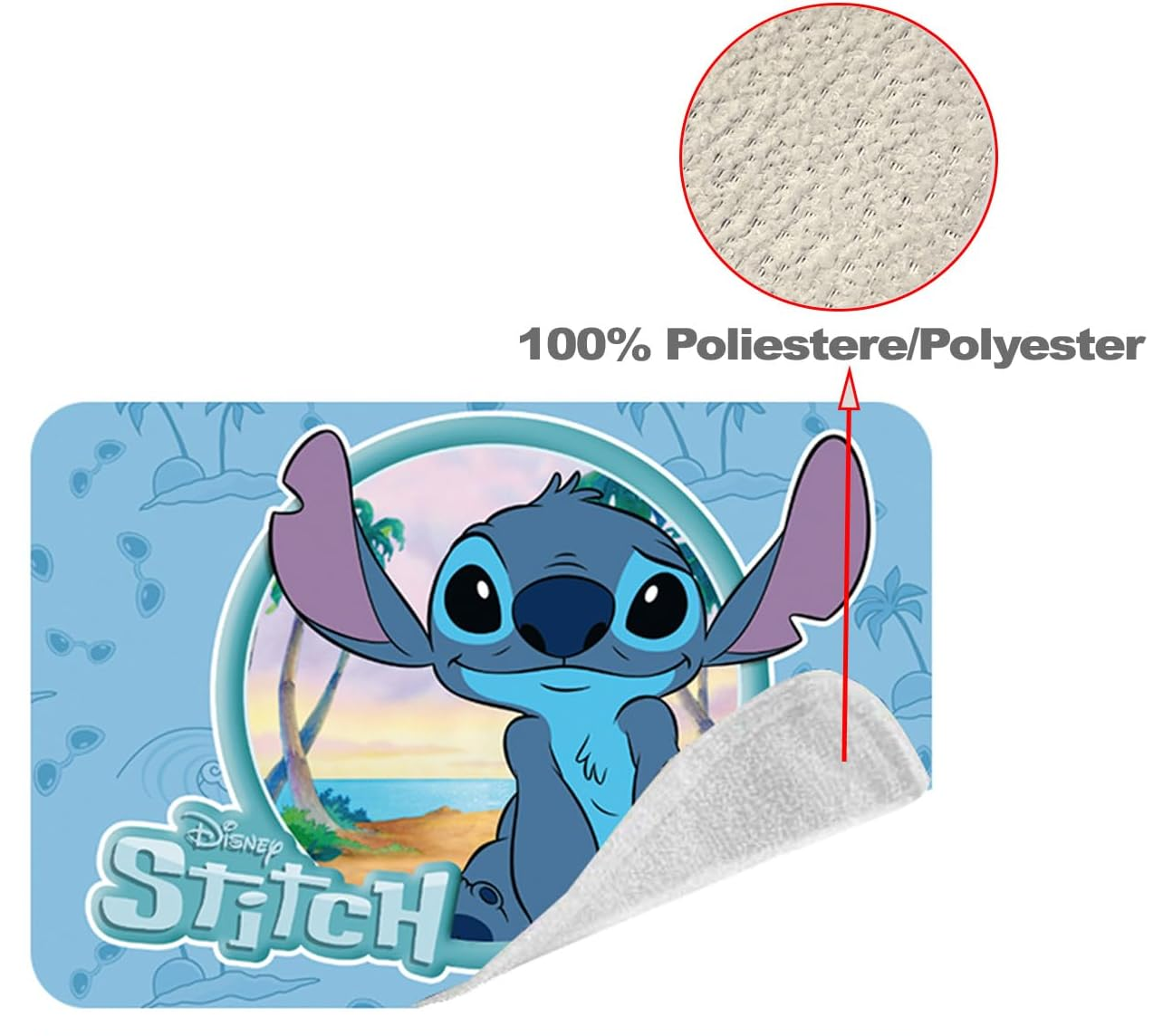Tovaglietta Magica Stitch DISNEY in Tessuto da Colazione Pranzo Cm.40x30 - Lst0864