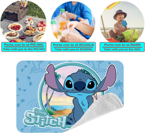 Tovaglietta Magica Stitch DISNEY in Tessuto da Colazione Pranzo Cm.40x30 - Lst0864