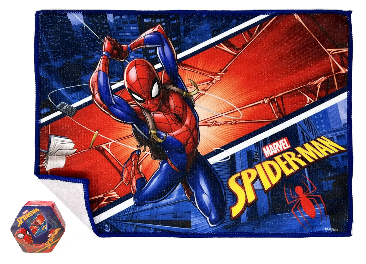 Tovaglietta Magica Spiderman MARVEL in Tessuto da Colazione Pranzo Cm.40x30 - Sp0864