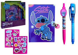 Diario Segreto Stitch DISNEY con Penna Magica Adesivi in Confezione - Lst0822