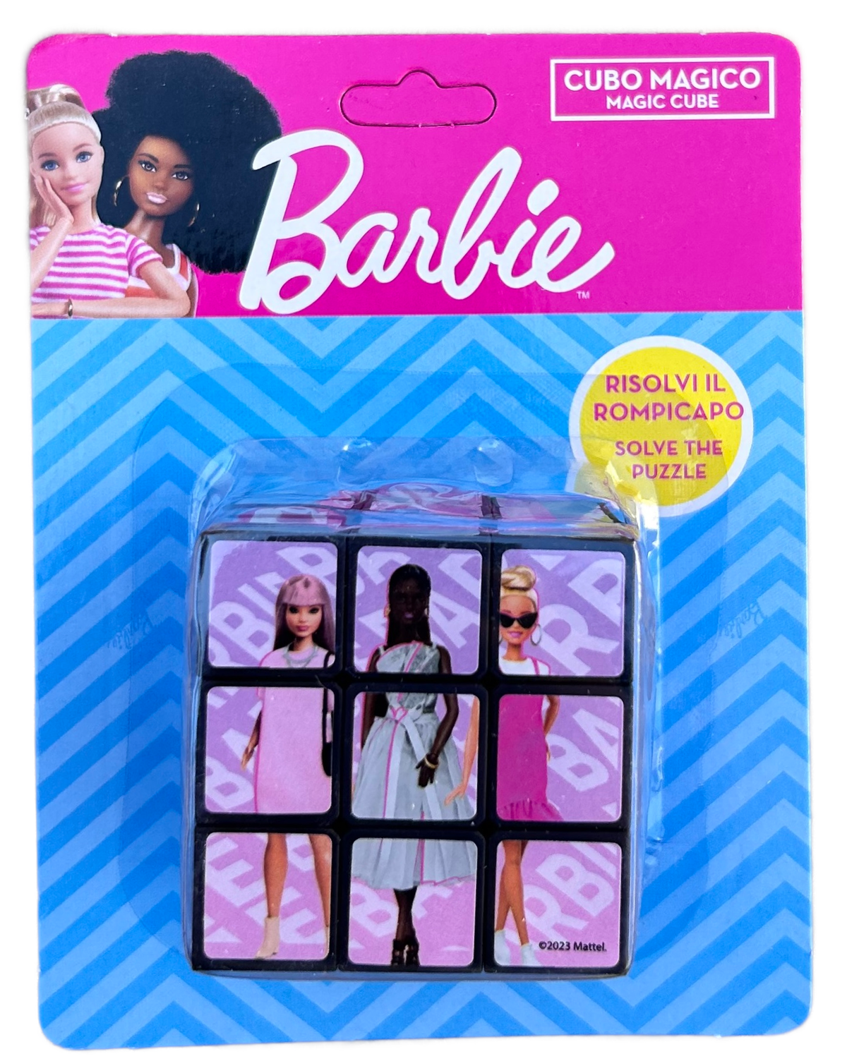 Cubo Magico Barbie Cubo di Rubik Puzzle 6x6x6cm - Bar0872
